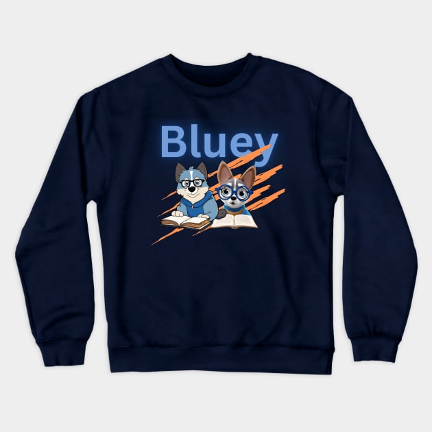 Bluey and Bingo Crewneck Sweatshirt by murshid